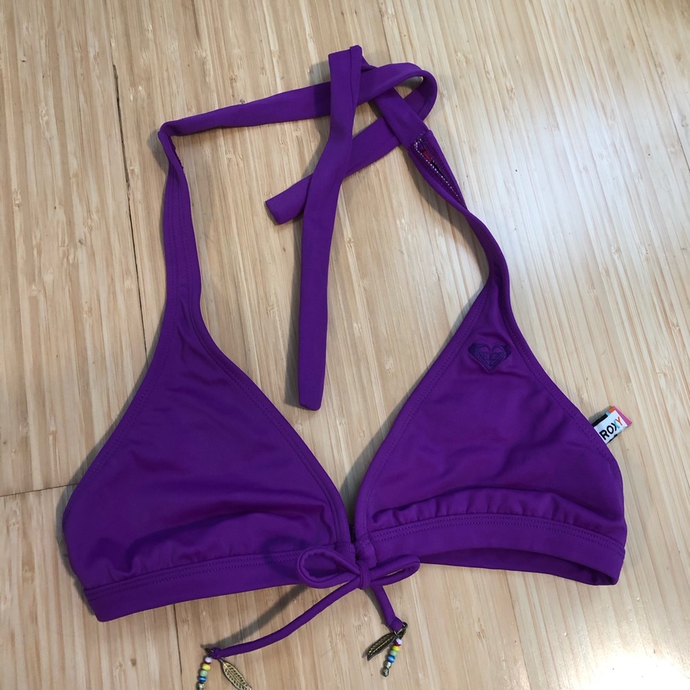 Roxy Reversible Halter Bikini Top